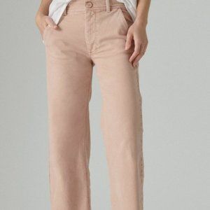 Colored High Rise Wide Leg Pants